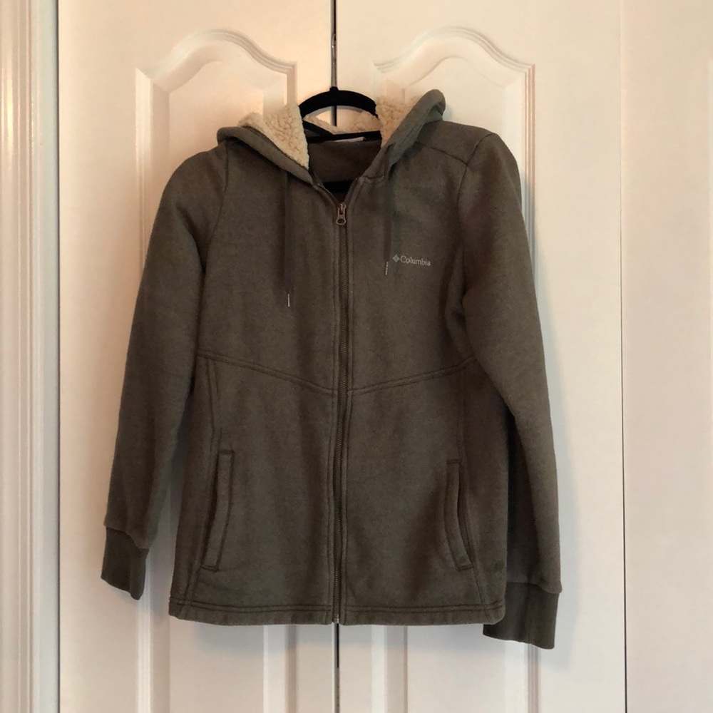 Columbia zip up hoodie